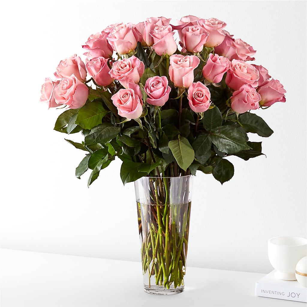 Long Stem Pink Rose Bouquet – CARLOS BLOOMS & EVENTS, Garnerville NY