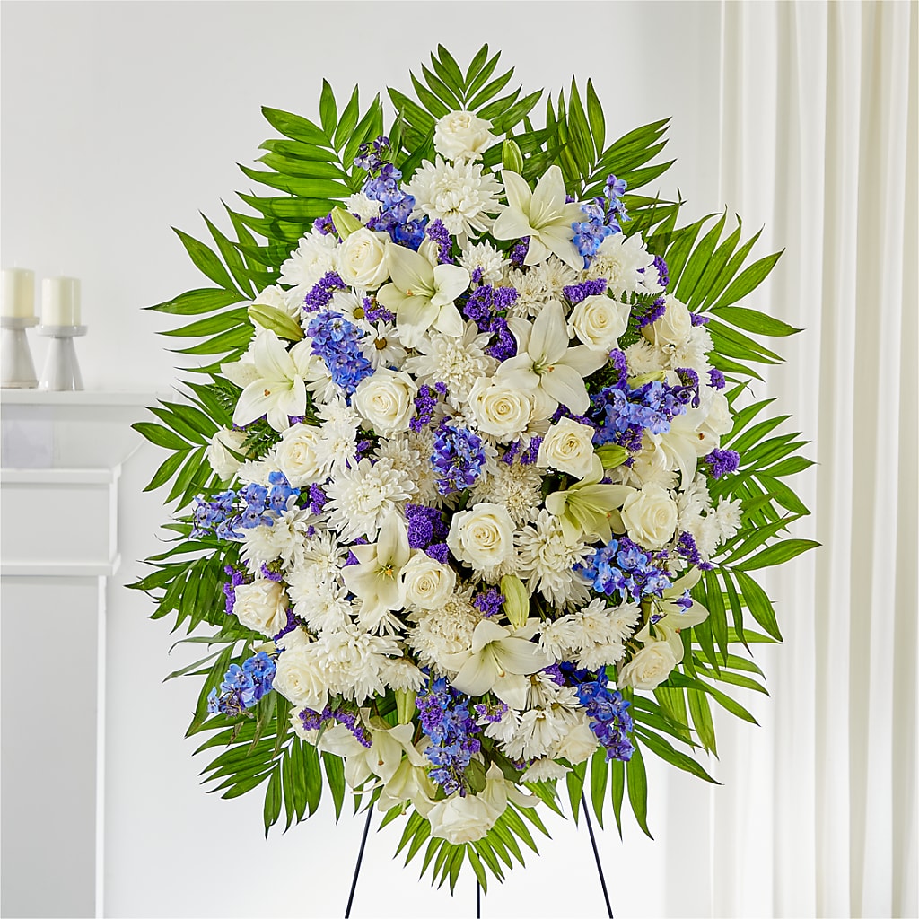 At Rest Standing Spray – CARLOS BLOOMS & EVENTS, Garnerville NY