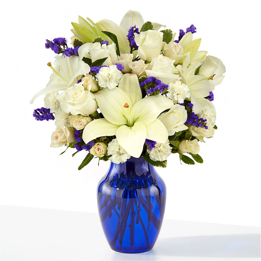 Sapphire Rush Bouquet – CARLOS BLOOMS & EVENTS, Garnerville NY