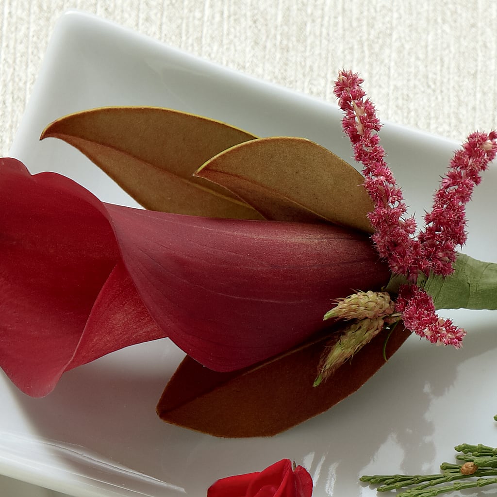 Red Calla Boutonniere – CARLOS BLOOMS & EVENTS, Garnerville NY