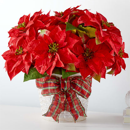 Happiest Holidays Poinsettia – CARLOS BLOOMS & EVENTS, Garnerville NY