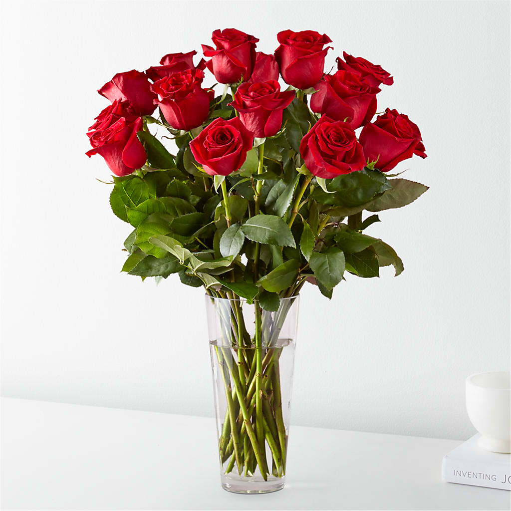 Long Stem Red Rose Bouquet – CARLOS BLOOMS & EVENTS, Garnerville NY
