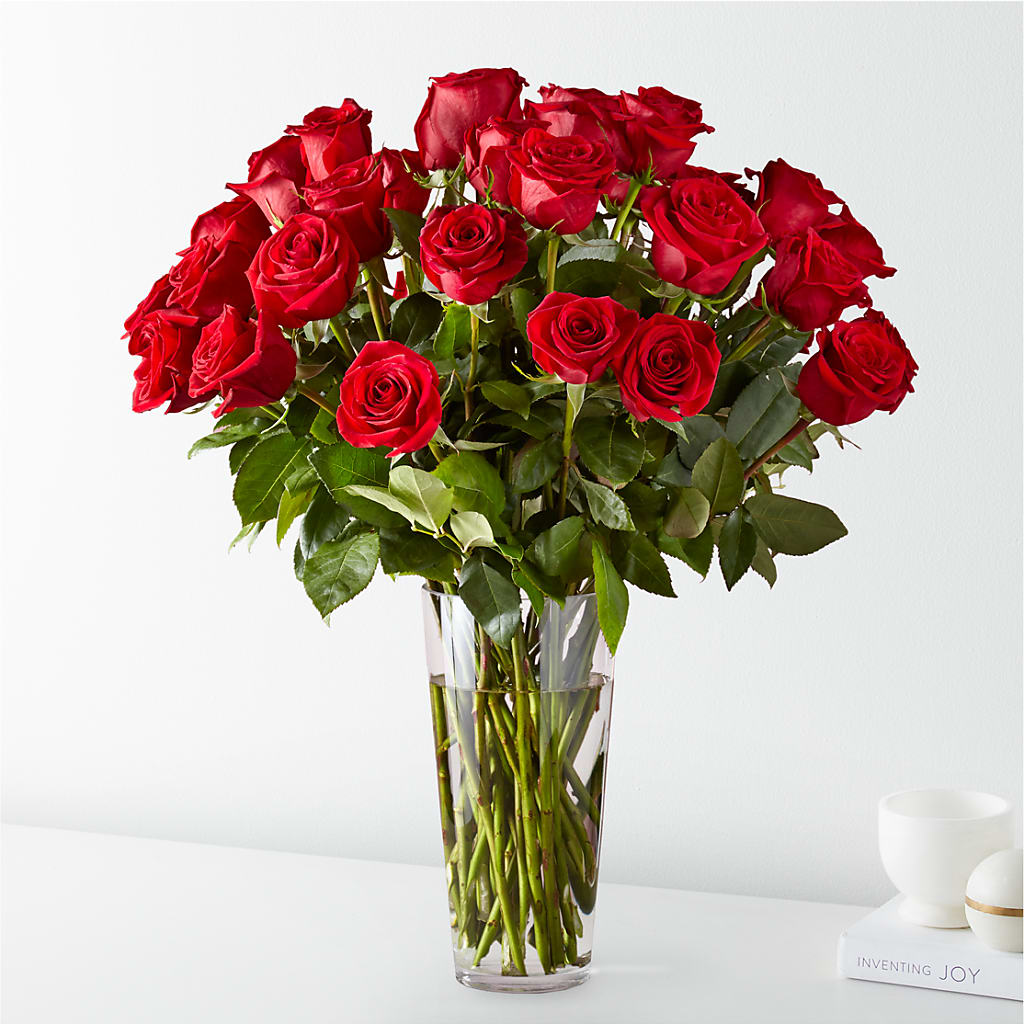 Long Stem Red Rose Bouquet – CARLOS BLOOMS & EVENTS, Garnerville NY
