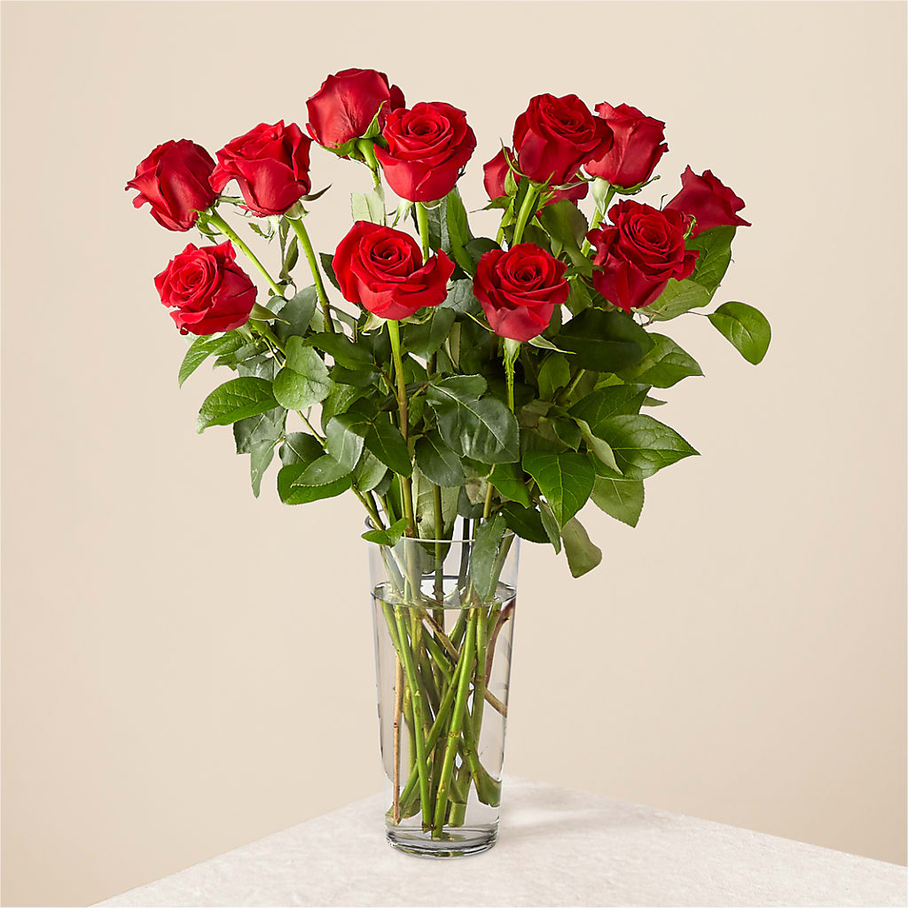 Long Stem Red Rose Bouquet – CARLOS BLOOMS & EVENTS, Garnerville NY