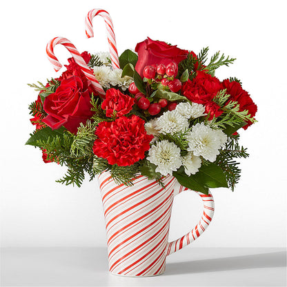 Peppermint Swirl Mug – CARLOS BLOOMS & EVENTS, Garnerville NY