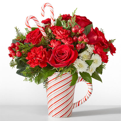 Peppermint Swirl Mug – CARLOS BLOOMS & EVENTS, Garnerville NY