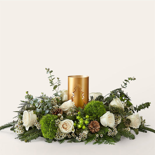 Chestnuts Roasting Centerpiece – CARLOS BLOOMS & EVENTS, Garnerville NY