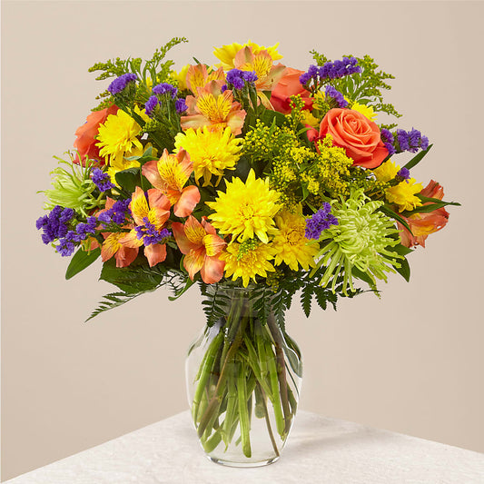 Marmalade Skies Bouquet – CARLOS BLOOMS & EVENTS, Garnerville NY