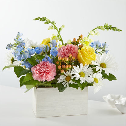 Sun Salutation Box Bouquet – CARLOS BLOOMS & EVENTS, Garnerville NY