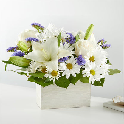 Beyond Blue Box Bouquet – CARLOS BLOOMS & EVENTS, Garnerville NY