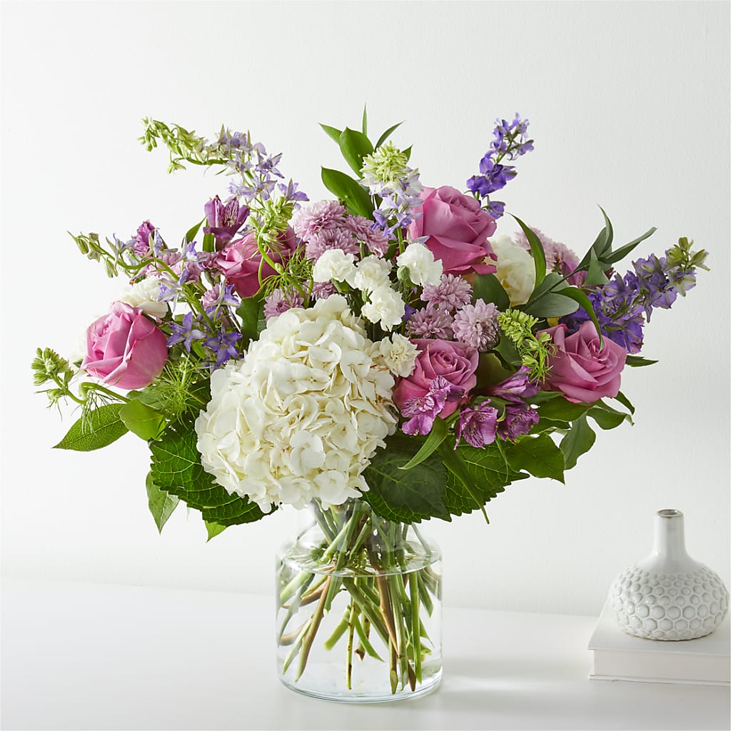 Violet Caress Bouquet – CARLOS BLOOMS & EVENTS, Garnerville NY