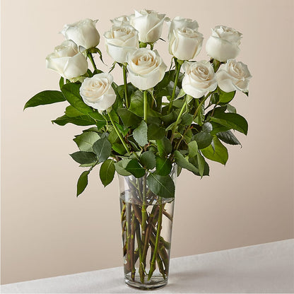 Long Stem White Rose Bouquet – CARLOS BLOOMS & EVENTS, Garnerville NY