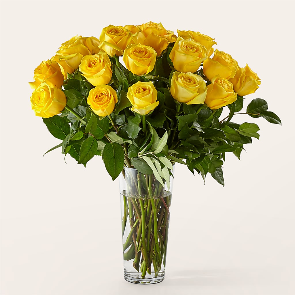 Long Stem Yellow Rose Bouquet – CARLOS BLOOMS & EVENTS, Garnerville NY