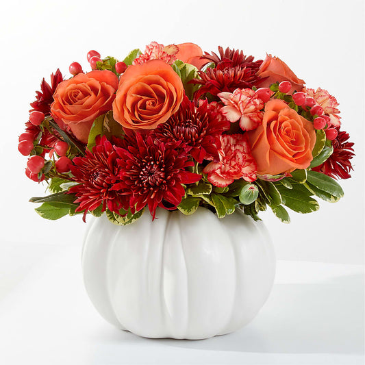 Autumn Air Pumpkin Bouquet – CARLOS BLOOMS & EVENTS, Garnerville NY