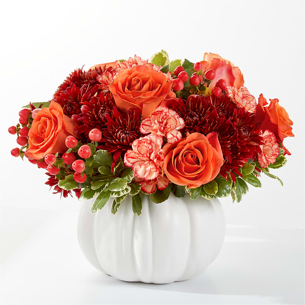 Autumn Air Pumpkin Bouquet – CARLOS BLOOMS & EVENTS, Garnerville NY