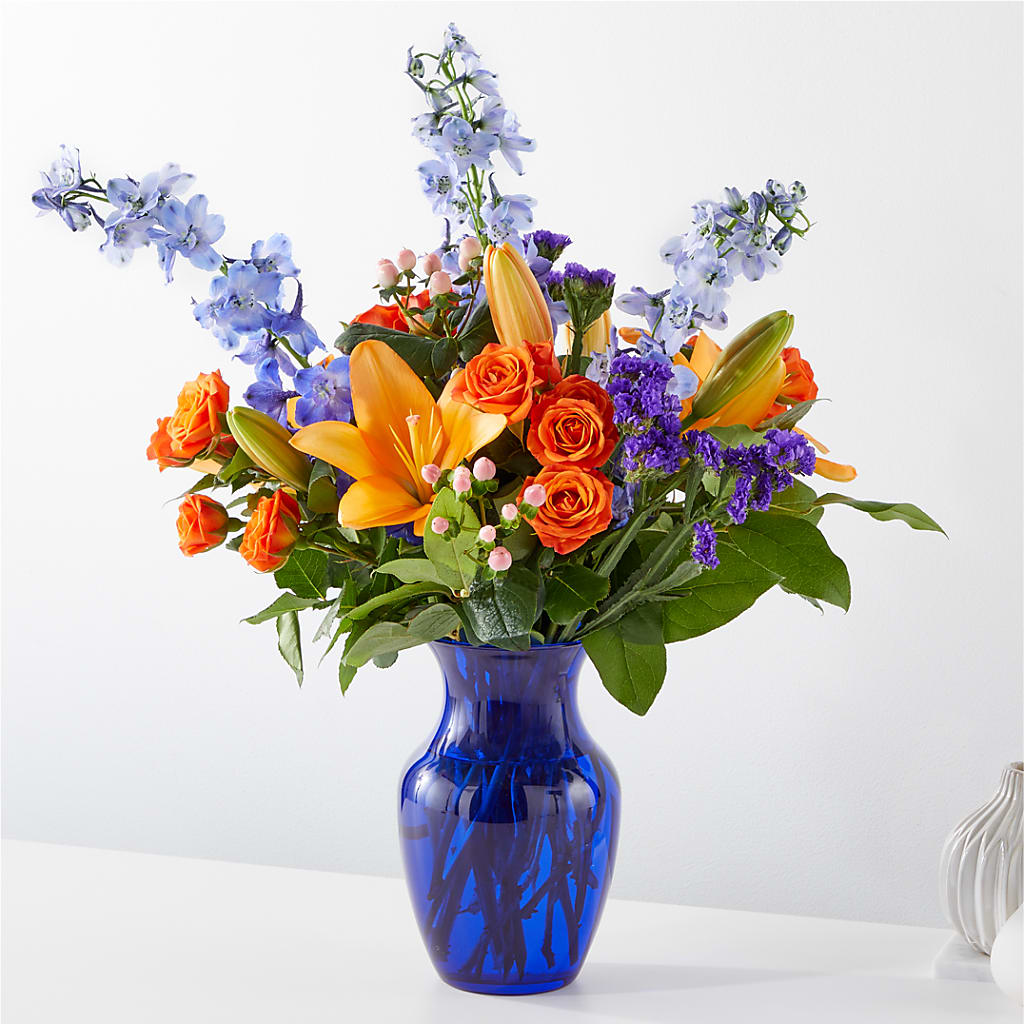 Radiant Citrus Bouquet – CARLOS BLOOMS & EVENTS, Garnerville NY