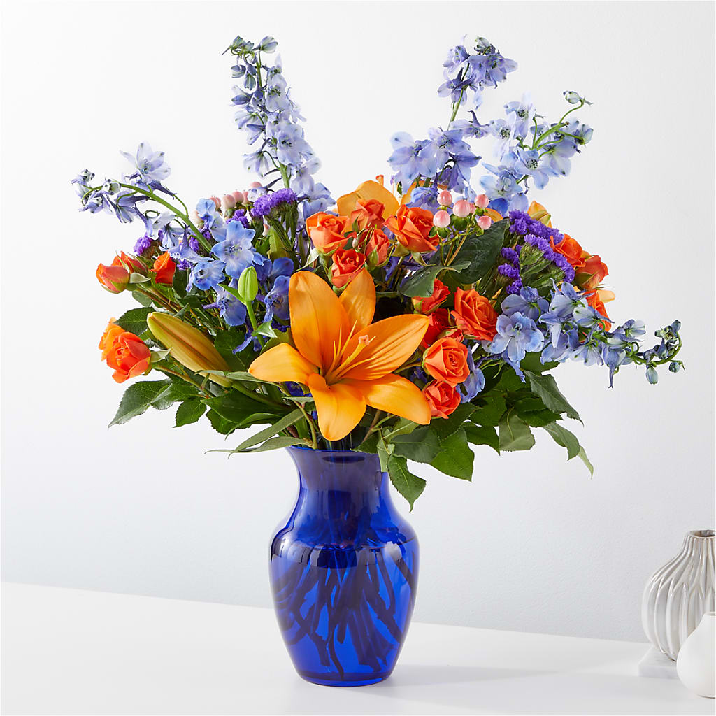 Radiant Citrus Bouquet – CARLOS BLOOMS & EVENTS, Garnerville NY
