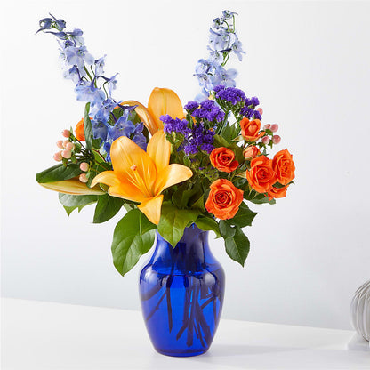 Radiant Citrus Bouquet – CARLOS BLOOMS & EVENTS, Garnerville NY