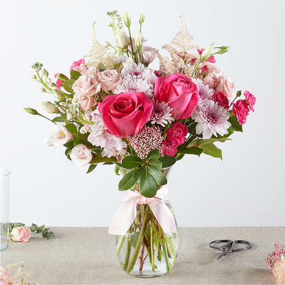 Pink Ribbon - A Florist Original – CARLOS BLOOMS & EVENTS, Garnerville NY