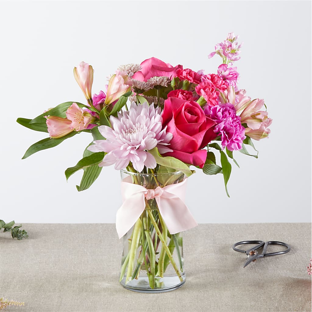 Pink Ribbon - A Florist Original – CARLOS BLOOMS & EVENTS, Garnerville NY