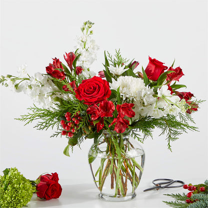 Merry Moment Bouquet – A Florist Original – CARLOS BLOOMS & EVENTS, Garnerville NY