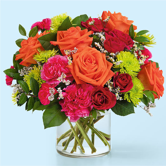 Colorful Carnival Bouquet – CARLOS BLOOMS & EVENTS, Garnerville NY
