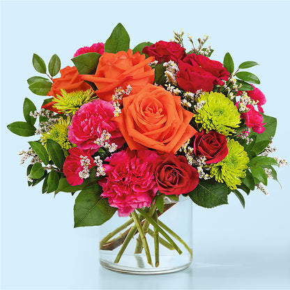 Colorful Carnival Bouquet – CARLOS BLOOMS & EVENTS, Garnerville NY