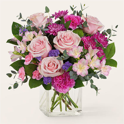 Rosy Radiance Bouquet – CARLOS BLOOMS & EVENTS, Garnerville NY