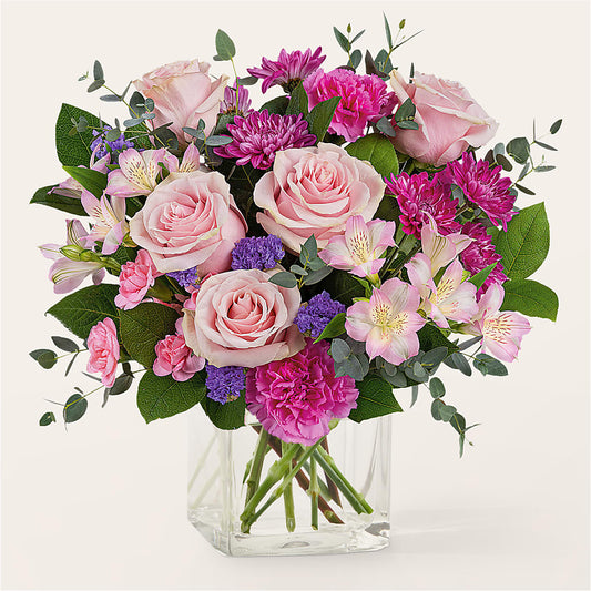Rosy Radiance Bouquet – CARLOS BLOOMS & EVENTS, Garnerville NY