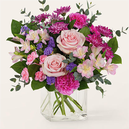 Rosy Radiance Bouquet – CARLOS BLOOMS & EVENTS, Garnerville NY