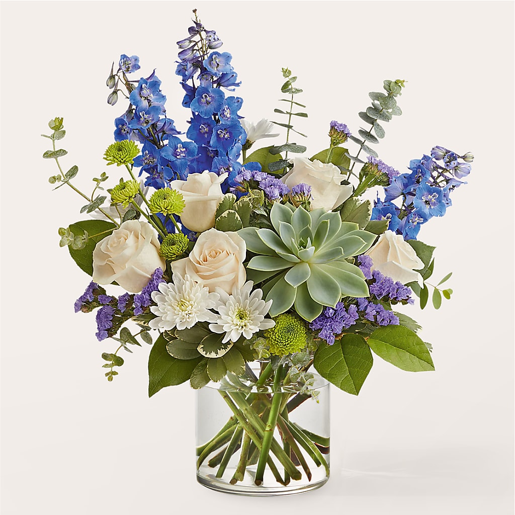 Cerulean Waves Bouquet – CARLOS BLOOMS & EVENTS, Garnerville NY