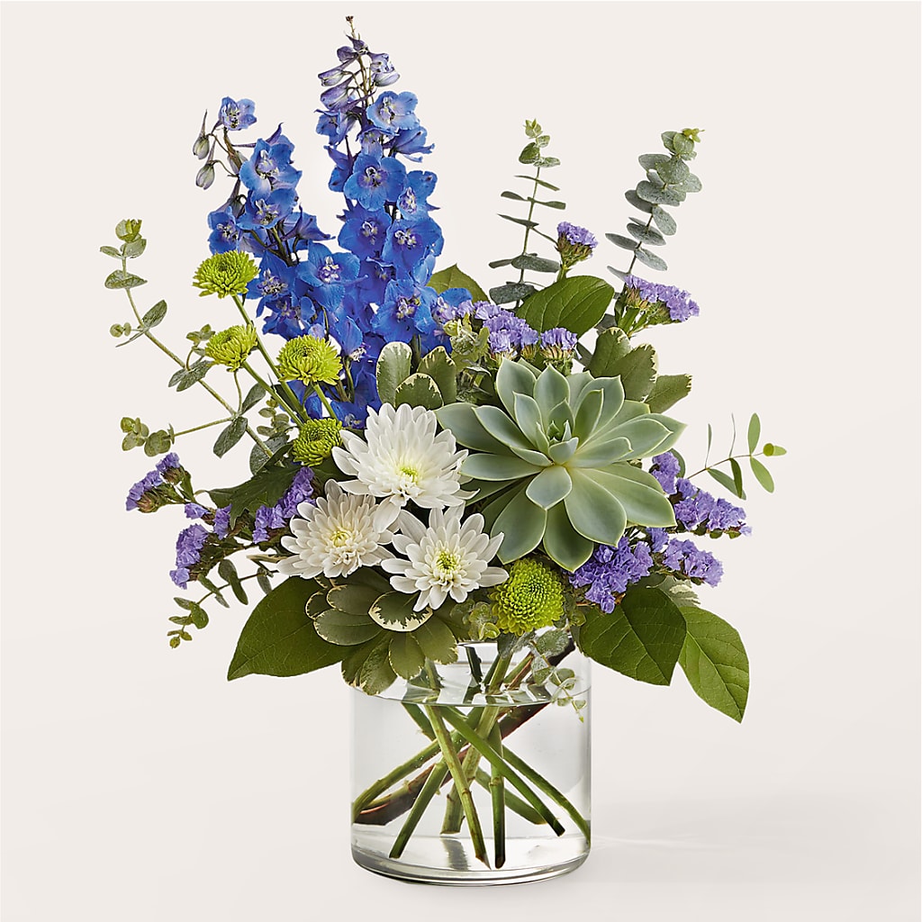 Cerulean Waves Bouquet – CARLOS BLOOMS & EVENTS, Garnerville NY