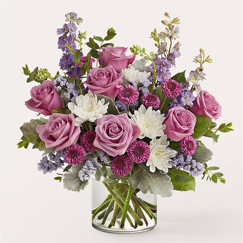 Violet Frost Bouquet – CARLOS BLOOMS & EVENTS, Garnerville NY