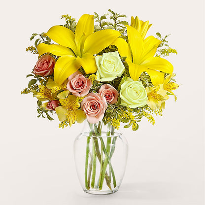 Sunburst Bouquet – CARLOS BLOOMS & EVENTS, Garnerville NY