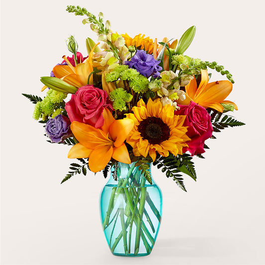 Double Rainbow Bouquet – CARLOS BLOOMS & EVENTS, Garnerville NY