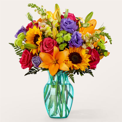 Double Rainbow Bouquet – CARLOS BLOOMS & EVENTS, Garnerville NY