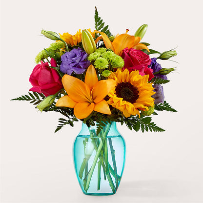 Double Rainbow Bouquet – CARLOS BLOOMS & EVENTS, Garnerville NY