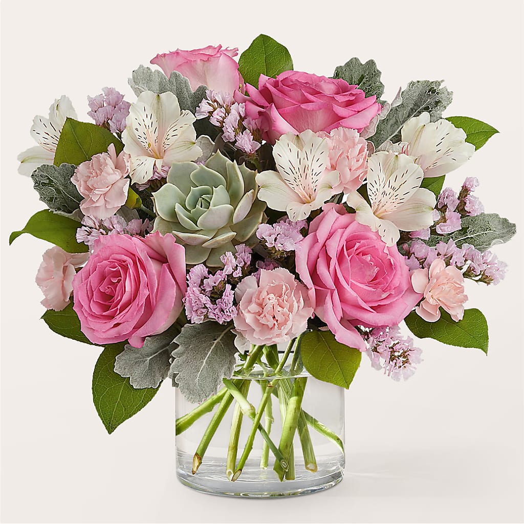 Dusty Rose Bouquet – CARLOS BLOOMS & EVENTS, Garnerville NY