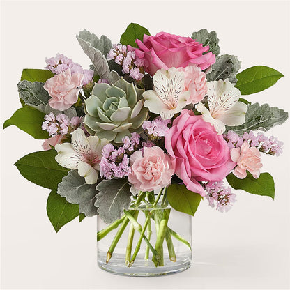 Dusty Rose Bouquet – CARLOS BLOOMS & EVENTS, Garnerville NY