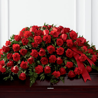 Tribute of Life Casket Spray – CARLOS BLOOMS & EVENTS, Garnerville NY