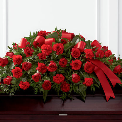 Tribute of Life Casket Spray – CARLOS BLOOMS & EVENTS, Garnerville NY