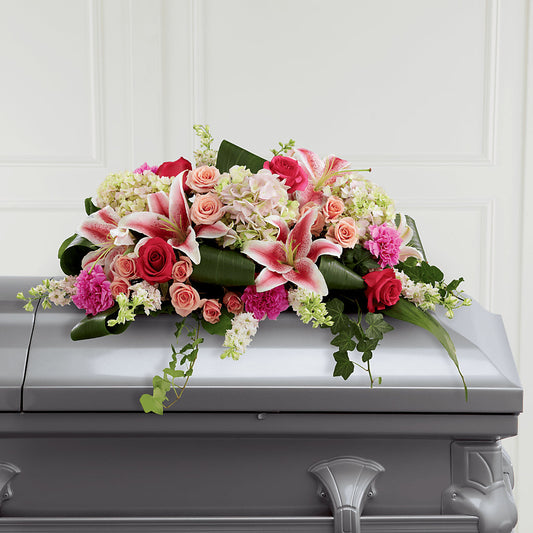 Splendid Grace Casket Spray – CARLOS BLOOMS & EVENTS, Garnerville NY