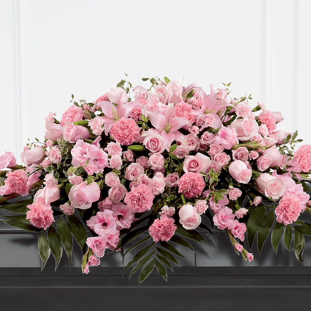 Garden of Comfort Casket Spray (Standard) – CARLOS BLOOMS & EVENTS, Garnerville NY