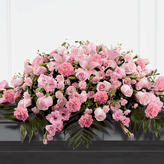 Garden of Comfort Casket Spray (Standard) – CARLOS BLOOMS & EVENTS, Garnerville NY