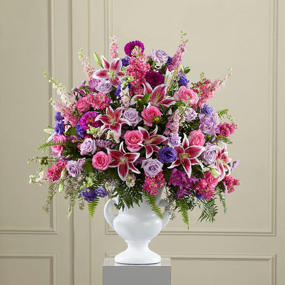 Peaceful Tribute Arrangement – CARLOS BLOOMS & EVENTS, Garnerville NY