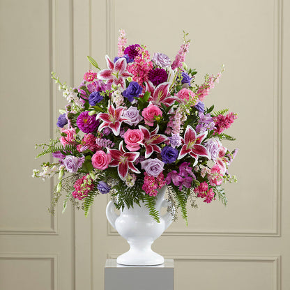 Peaceful Tribute Arrangement – CARLOS BLOOMS & EVENTS, Garnerville NY