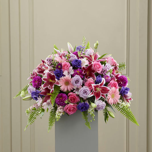 Fare Thee Well Pedestal – CARLOS BLOOMS & EVENTS, Garnerville NY