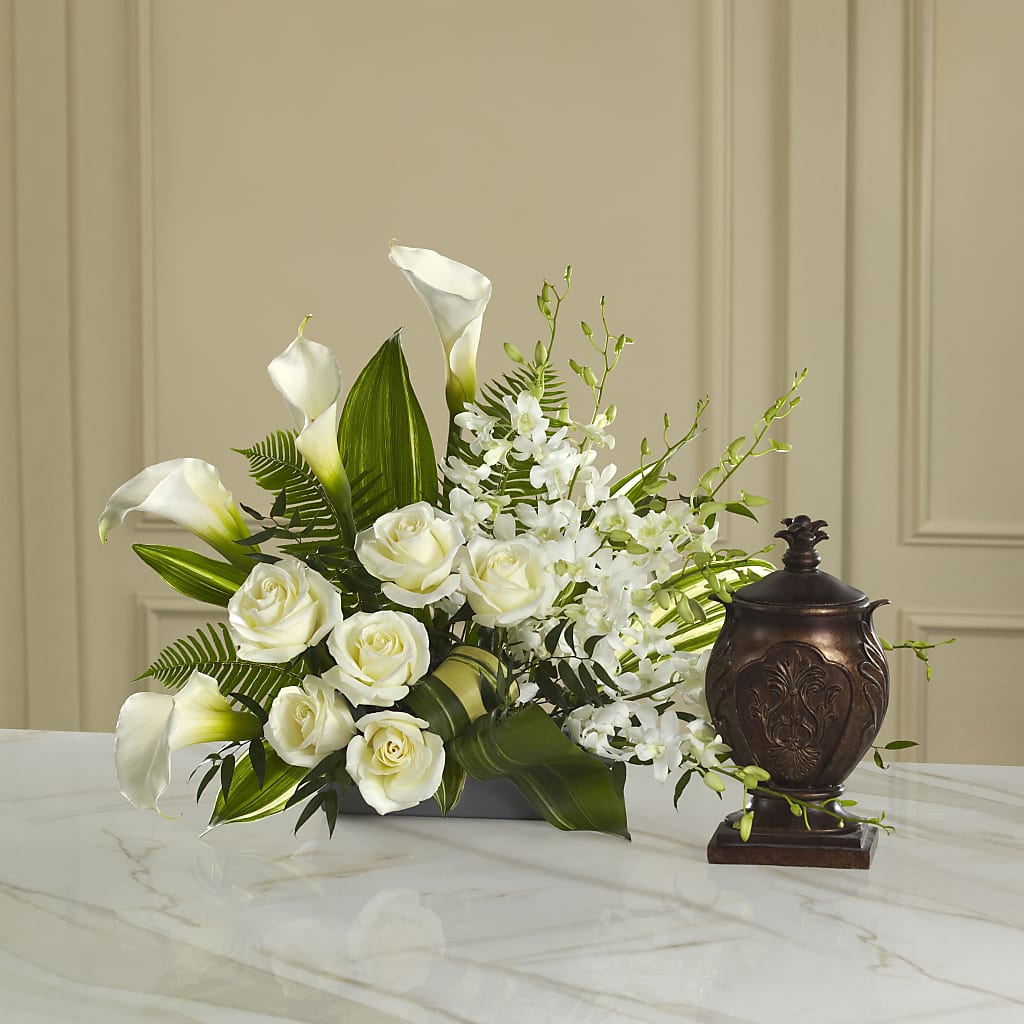 At Peace Arrangement – CARLOS BLOOMS & EVENTS, Garnerville NY