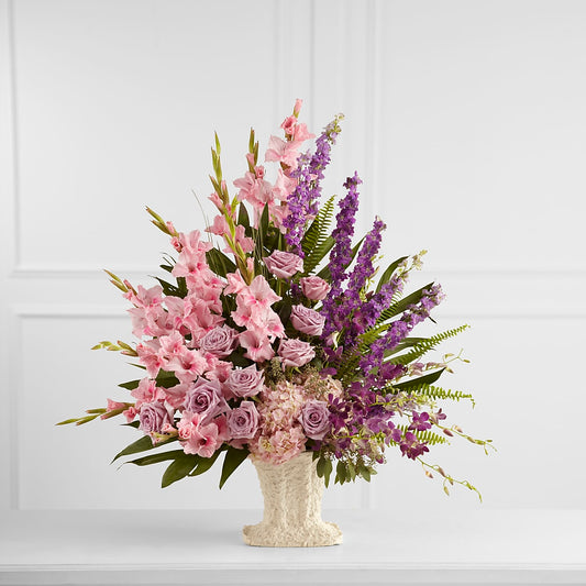Flowing Garden Arrangement – CARLOS BLOOMS & EVENTS, Garnerville NY