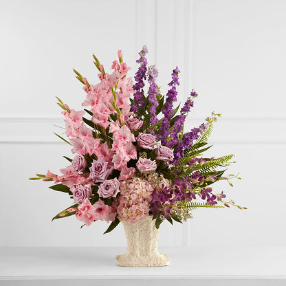 Flowing Garden Arrangement – CARLOS BLOOMS & EVENTS, Garnerville NY
